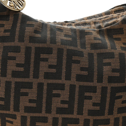 Zucca Small Chef Chain Hobo Tobacco
