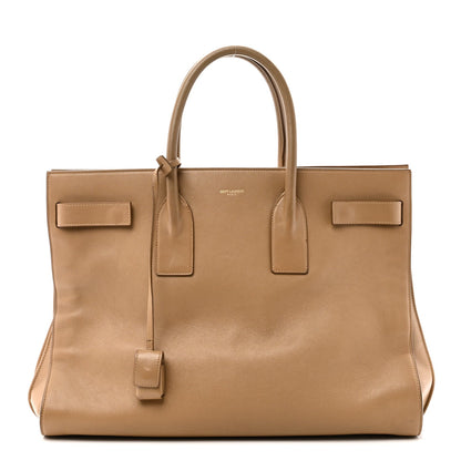 Calfskin Large Sac de Jour Carryall Tan