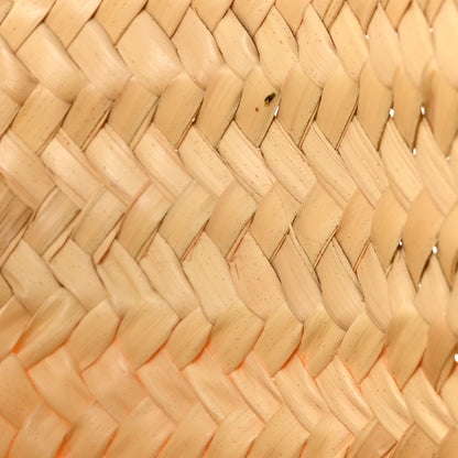 Raffia Basket Tote Bag Natural Tan