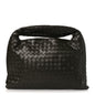 Calfskin Intrecciato Small Hop Kaki