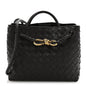 Nappa Intrecciato Small Andiamo Shoulder Bag Fondant