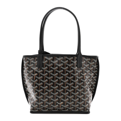 Goyardine Reversible Mini Anjou Black