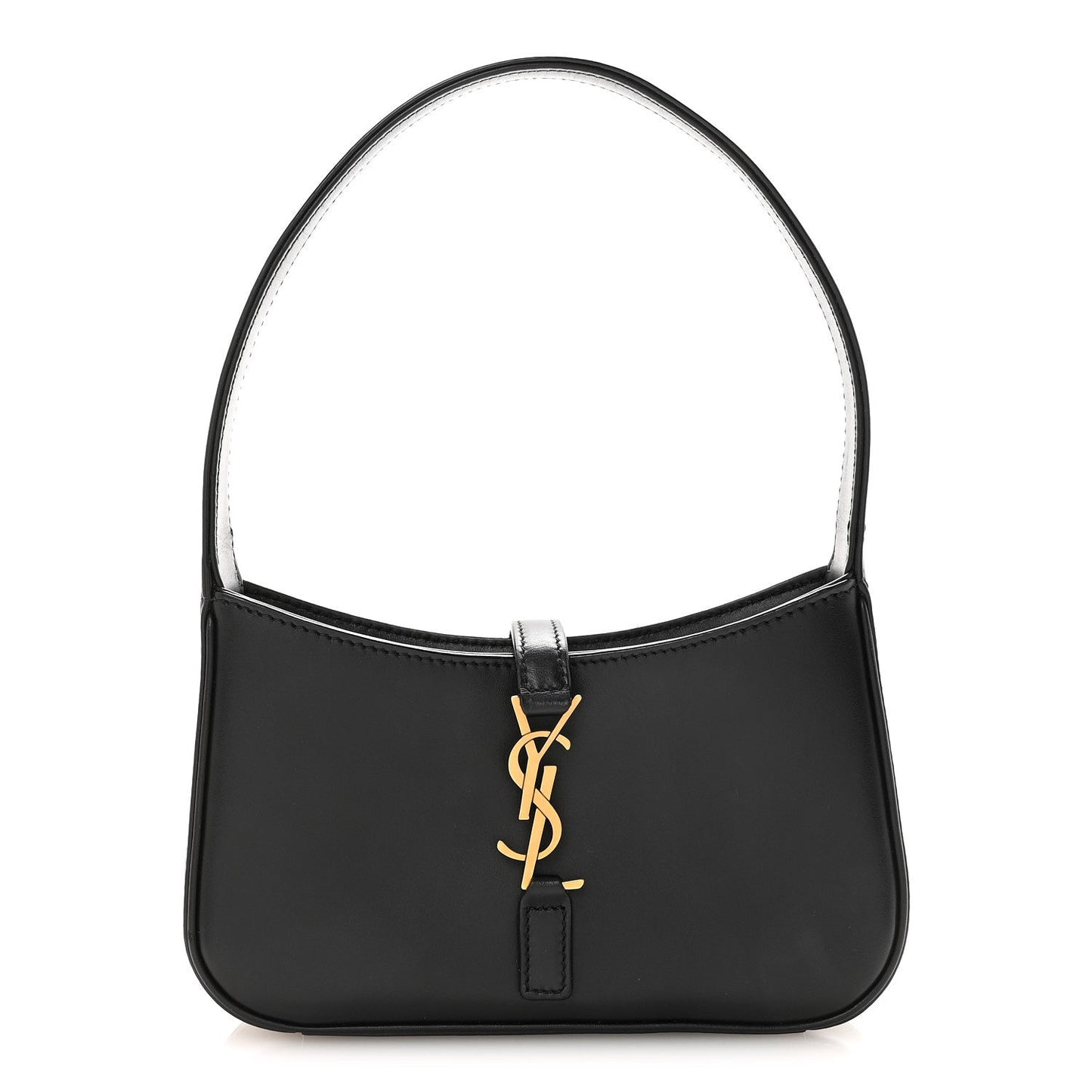 Smooth Calfskin Le 5 A 7 Mini Hobo Black