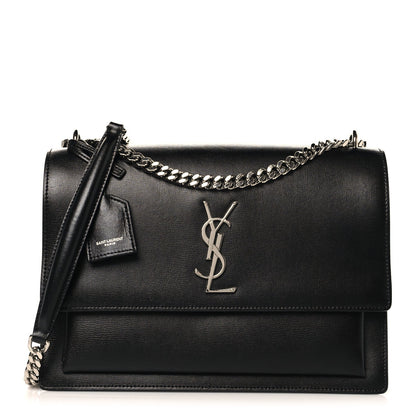 Calfskin Large Monogram Sunset Black