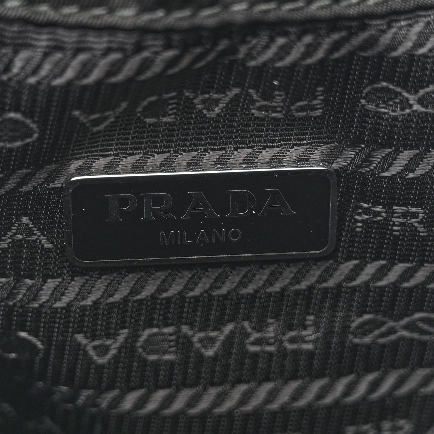 Re-Nylon Vela Drawstring Wristlet Pouch Black