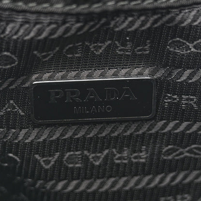 Re-Nylon Vela Drawstring Wristlet Pouch Black