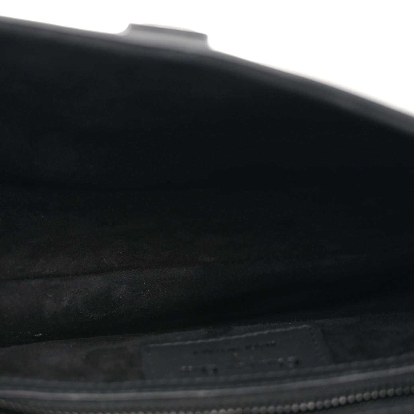 Ultra Matte Saddle Bag With Strap Black
