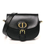 Box Calfskin Small Bobby Flap Black