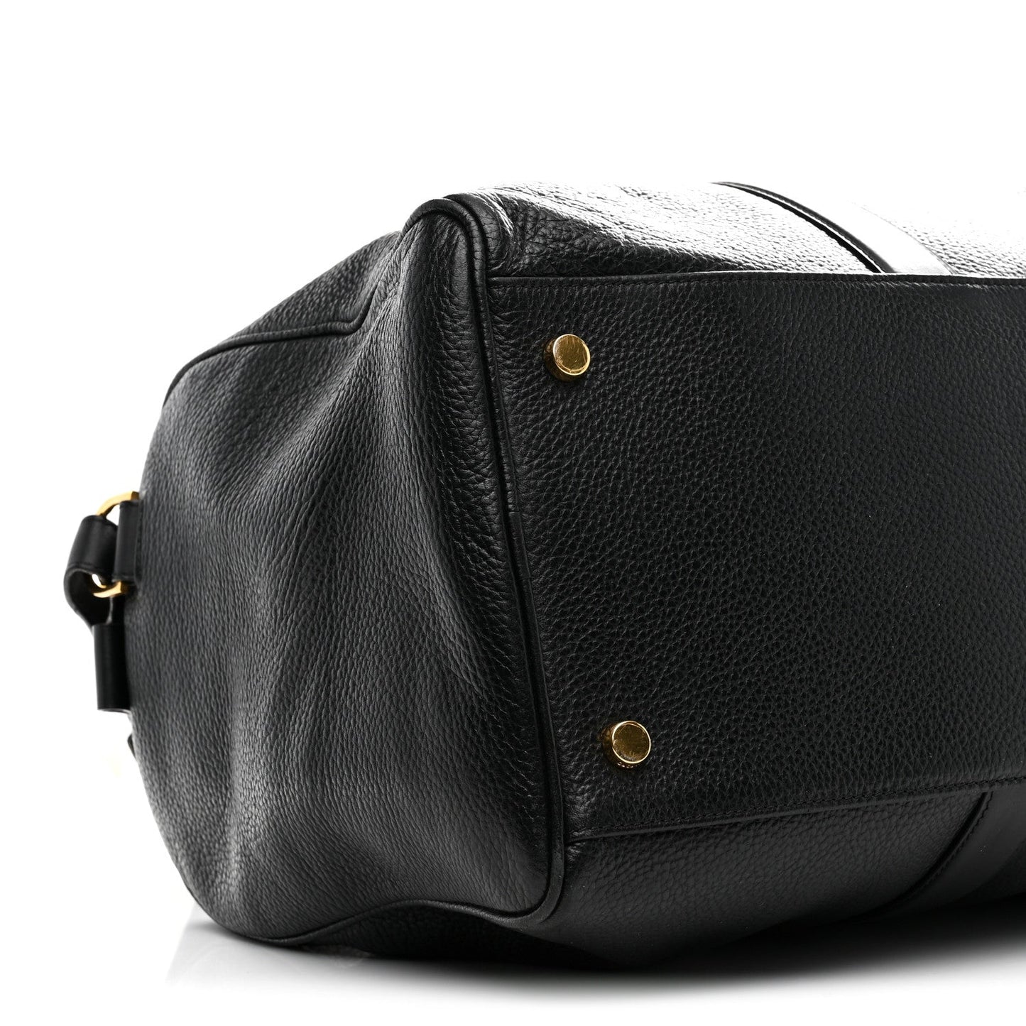 Calfskin Buckley Duffle Bag Black