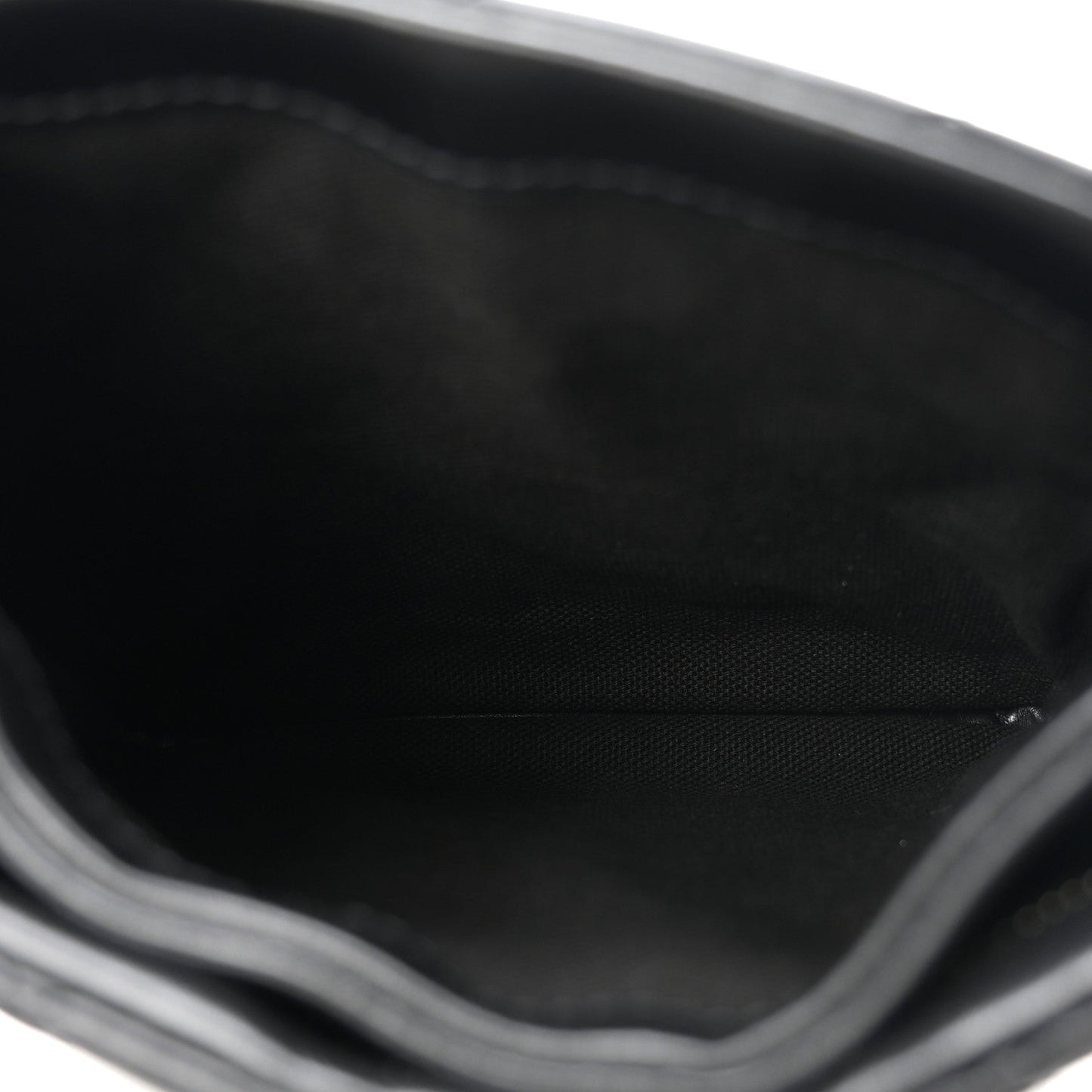 Lambskin Quilted Uniform Crossbody Bag Black