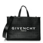 4G Coated Canvas Logo Medium G Tote Black