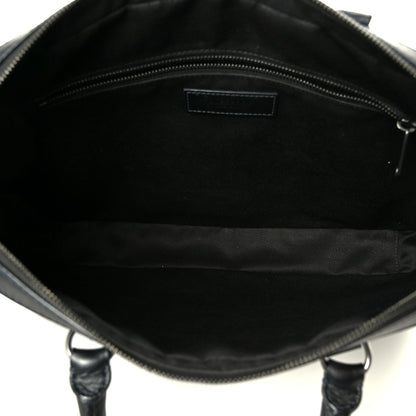 London Check Ainsworth Briefcase Dark Charcoal
