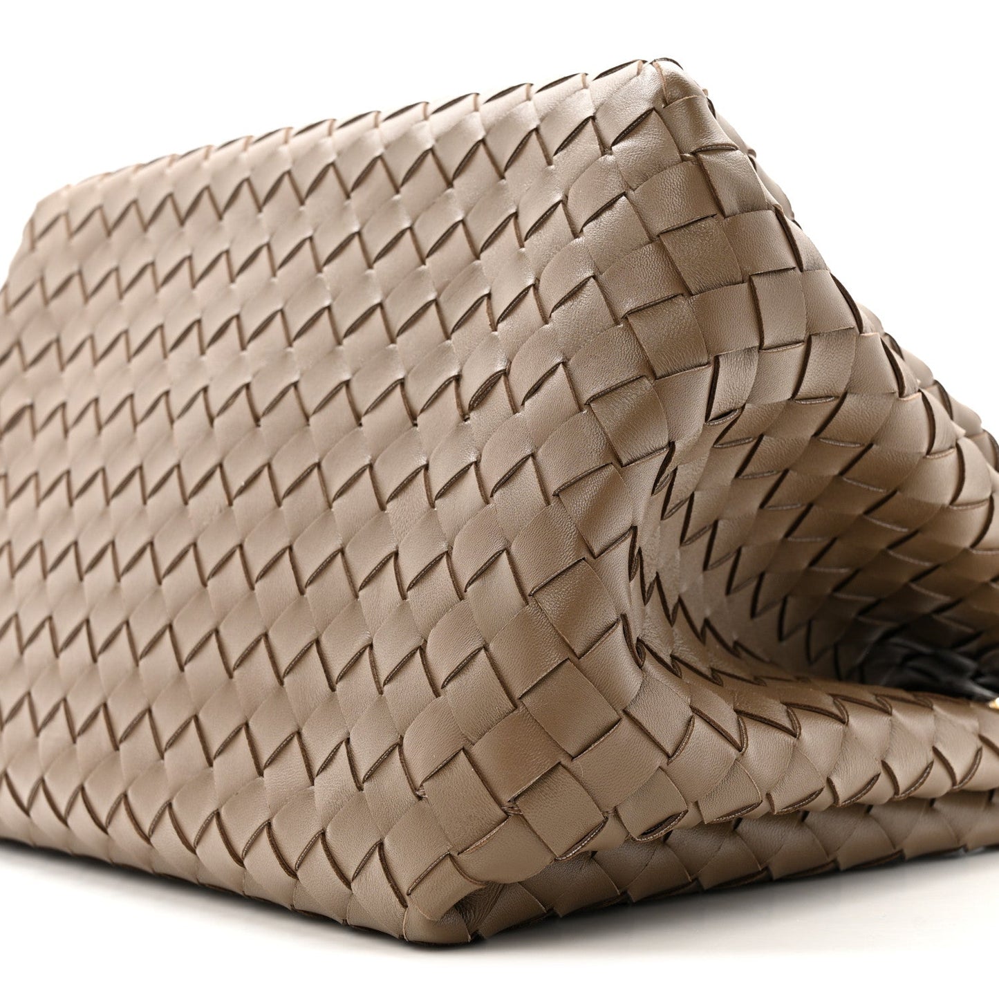 Nappa Intrecciato Large Andiamo Parachute Shoulder Bag Pinecone