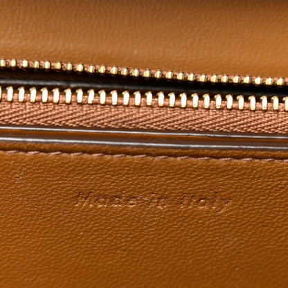 Box Calfskin Medium Classic Box Flap Bag Camel