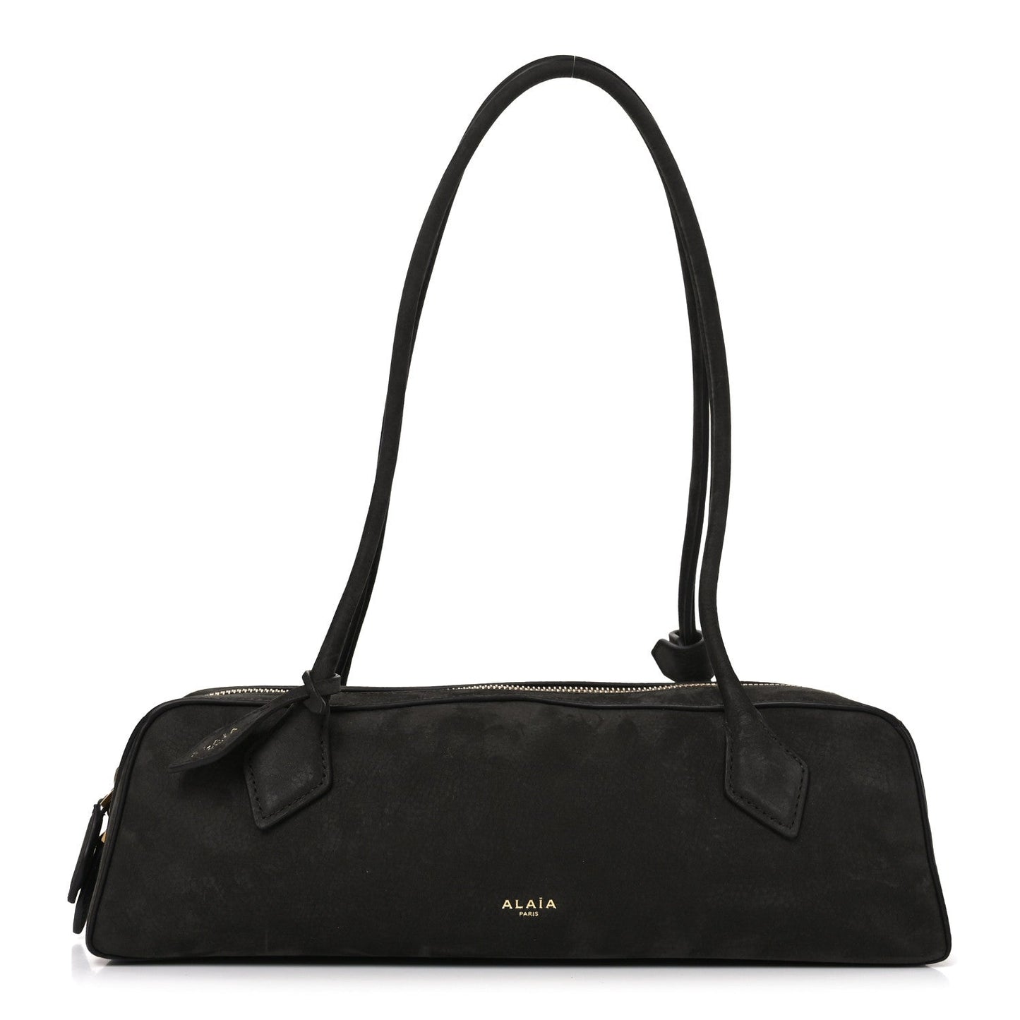 Nubuck Medium Le Teckel Bag Black Anthracite