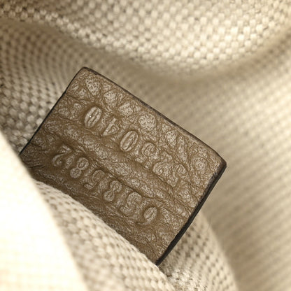 Piuma Calfskin Jumbo GG Embossed Small Belt Bag Good Taupe