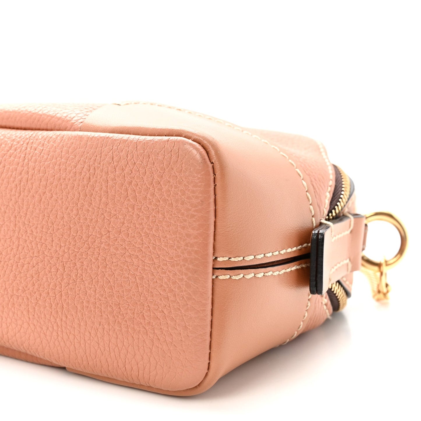Calfskin Mini Daria Chain Bag Peach Bloom