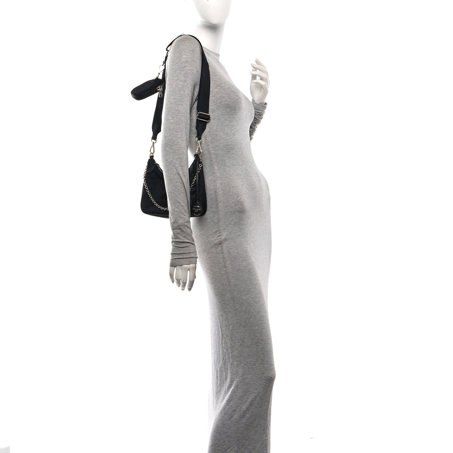 Nylon Re-Edition 2005 Shoulder Bag Black