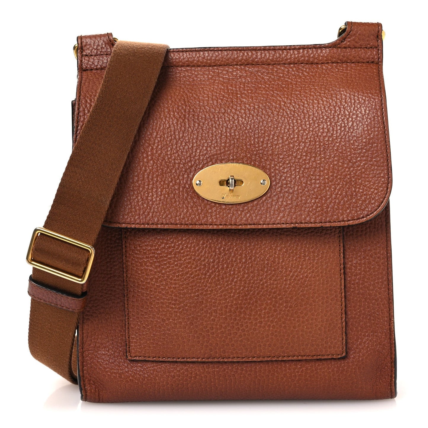Grain Calfskin New Antony Messenger Crossbody Oak