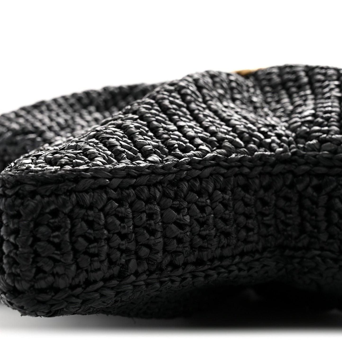Raffia Star Coco Beach Bag Black