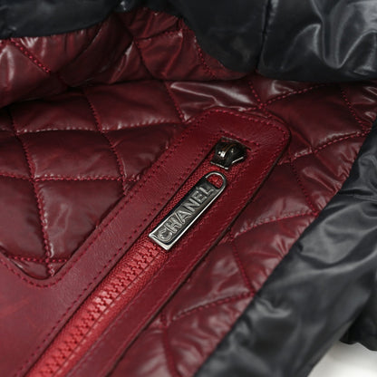 Lambskin Quilted Medium Coco Cocoon Reversible Tote Black