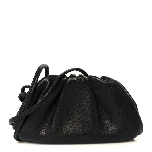 Butter Calfskin Coin Purse Black