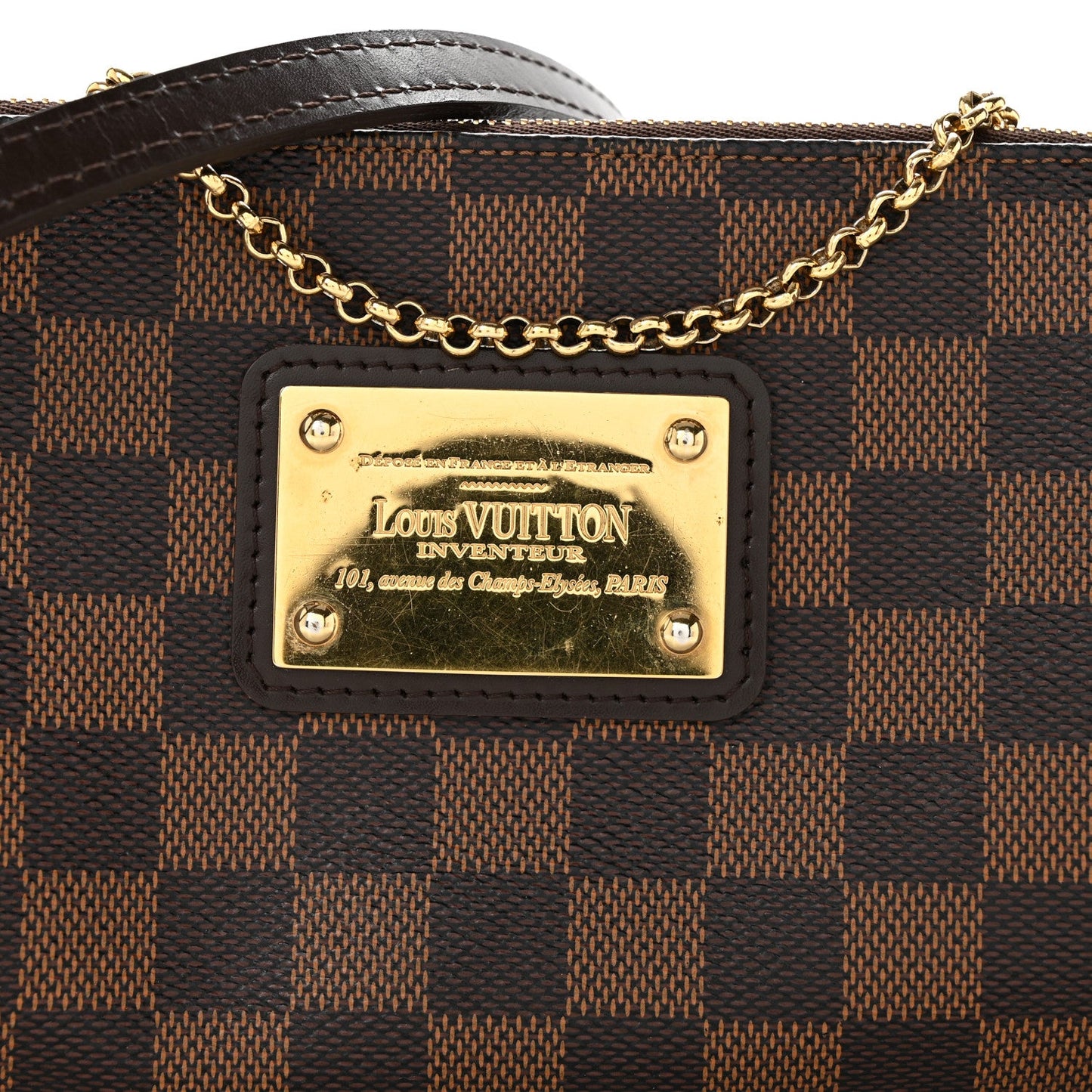 Damier Ebene Eva Clutch