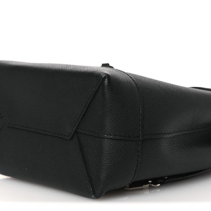 Calfskin Lockme Mini Backpack Black