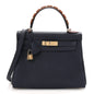 Togo Horseshoe Au Galop Kelly Retourne 28 Bleu Nuit Rouge H Fauve