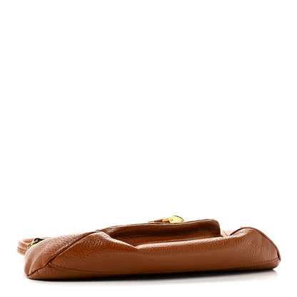 Grained Calfskin The 99 Shoulder Bag Clay Brown
