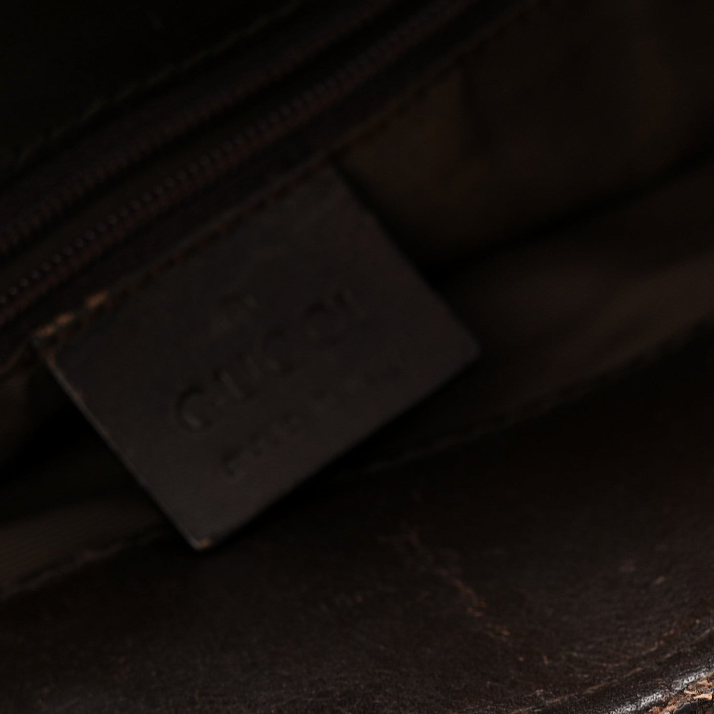 Monogram Small Bucket Tote Dark Brown