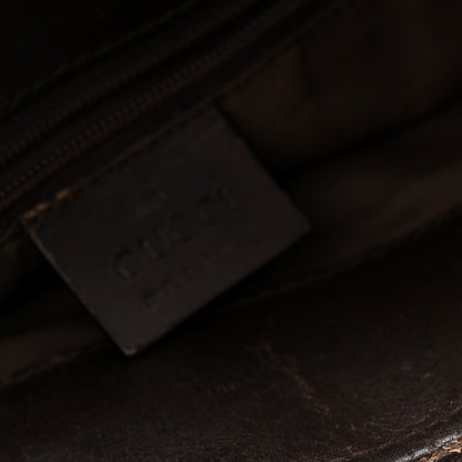 Monogram Small Bucket Tote Dark Brown