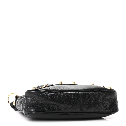 Agneau Giant 12 Gold Hardware Hip Black