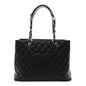 Caviar Quilted Grand Shopping Tote GST Black