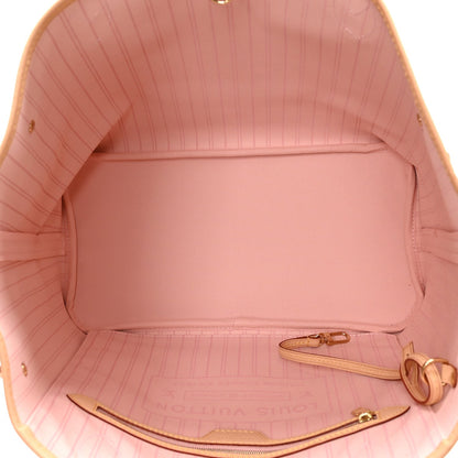 Damier Azur Neo Neverfull MM Rose Ballerine