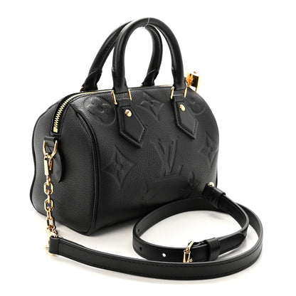 Empreinte Monogram Giant Speedy Bandouliere 20 Black