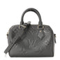 Shimmery Empreinte Monogram Giant Speedy Bandouliere 20 Gun Metal