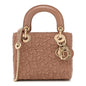 Lambskin Gathered Mini Lady Dior Fard