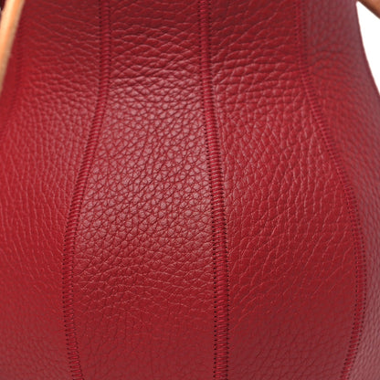 Taurillon Clemence Petit H Bitter Apple Bag Rouge H