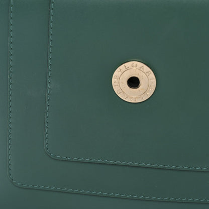 Calfskin Small Serpenti Forever Snake Strap Crossbody Bag Emerald Green
