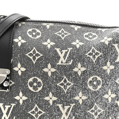 Monogram Jacquard Denim Side Trunk Grey