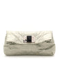 Jacquard Quilted Monogram Altair Clutch Argent