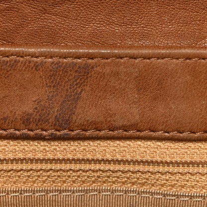Washed Lambskin Mini Chain Around Messenger Brown