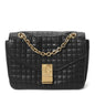 Calfskin Quilted Medium C Bag Black