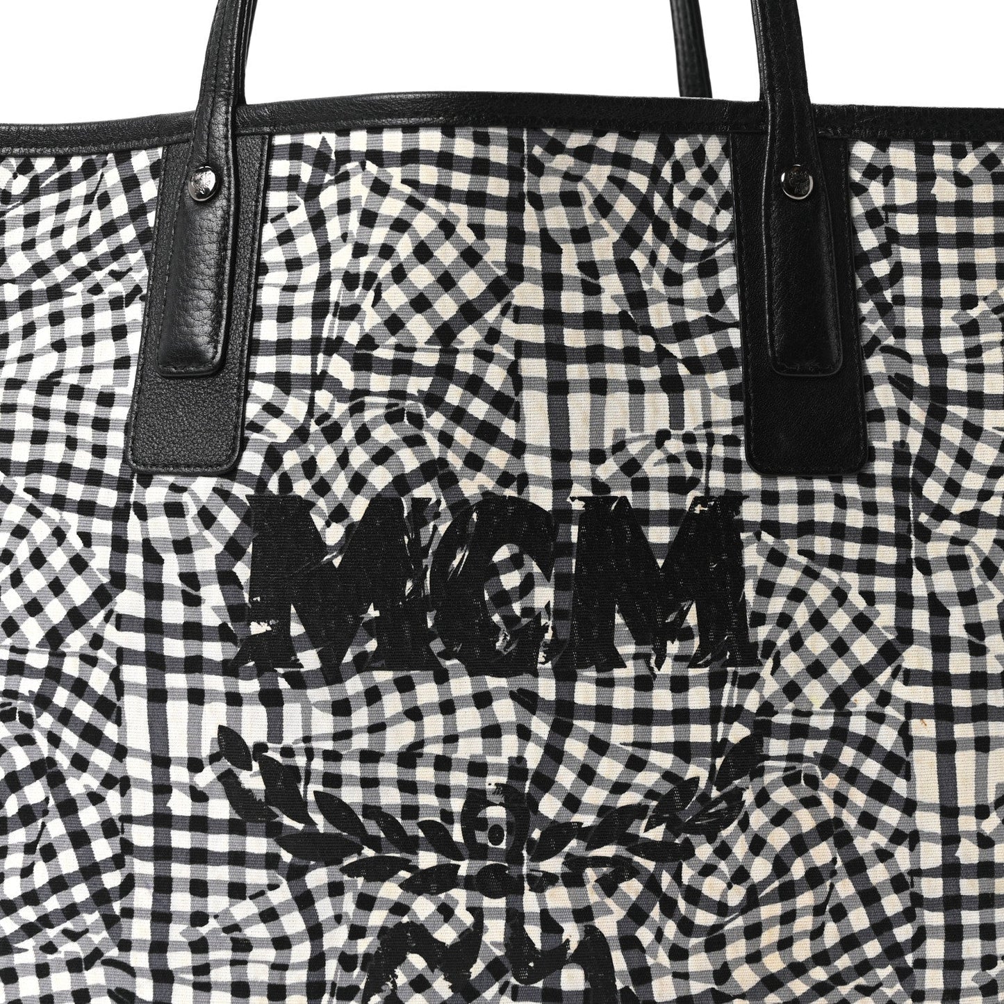 Visetos Medium Liz Reversible Shopper Tote Black