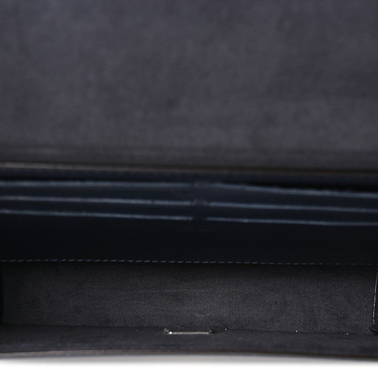 Recycled Fabric Jacquard Vitello King FF 1974 Baguette Soft Trunk  Blue