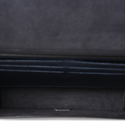 Recycled Fabric Jacquard Vitello King FF 1974 Baguette Soft Trunk  Blue