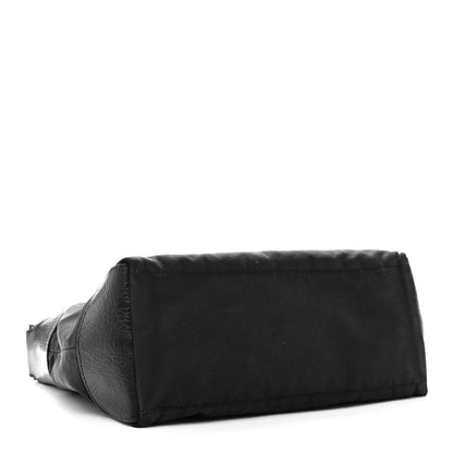 Nylon Shoulder Bag  Black
