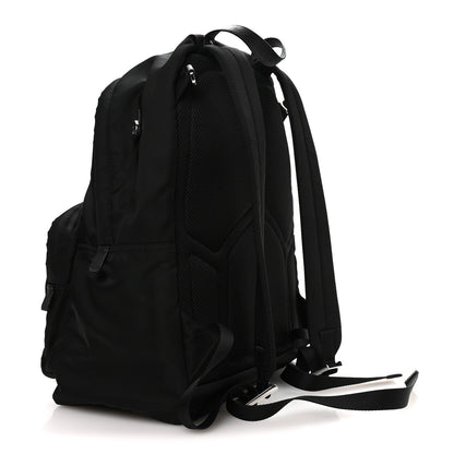 Tessuto Nylon Saffiano Day Backpack Black