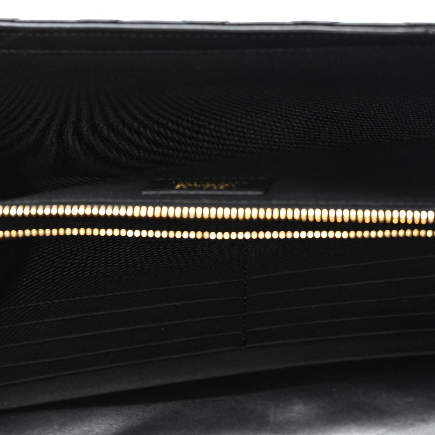 Lambskin Quilted Medusa Wallet On Chain Crossbody Black